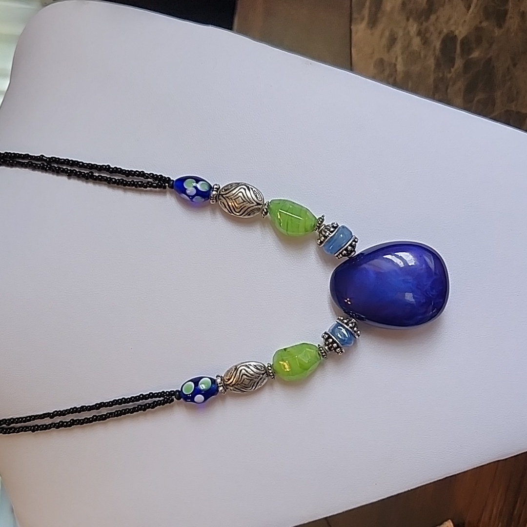 Lovely Unique And Colorful Necklace $27